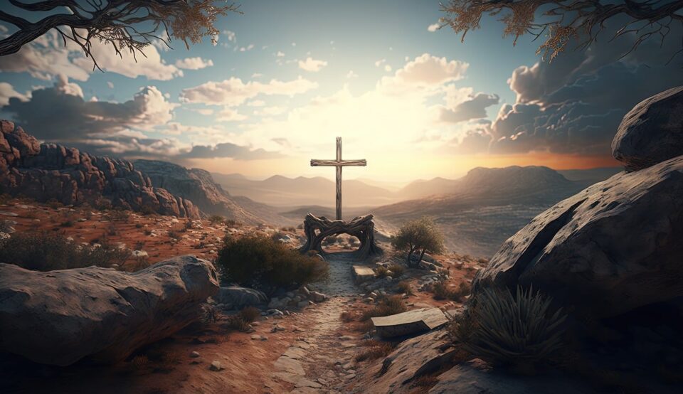 jesus church, cross, christian