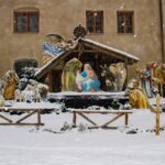christmas, nativity scene, winter