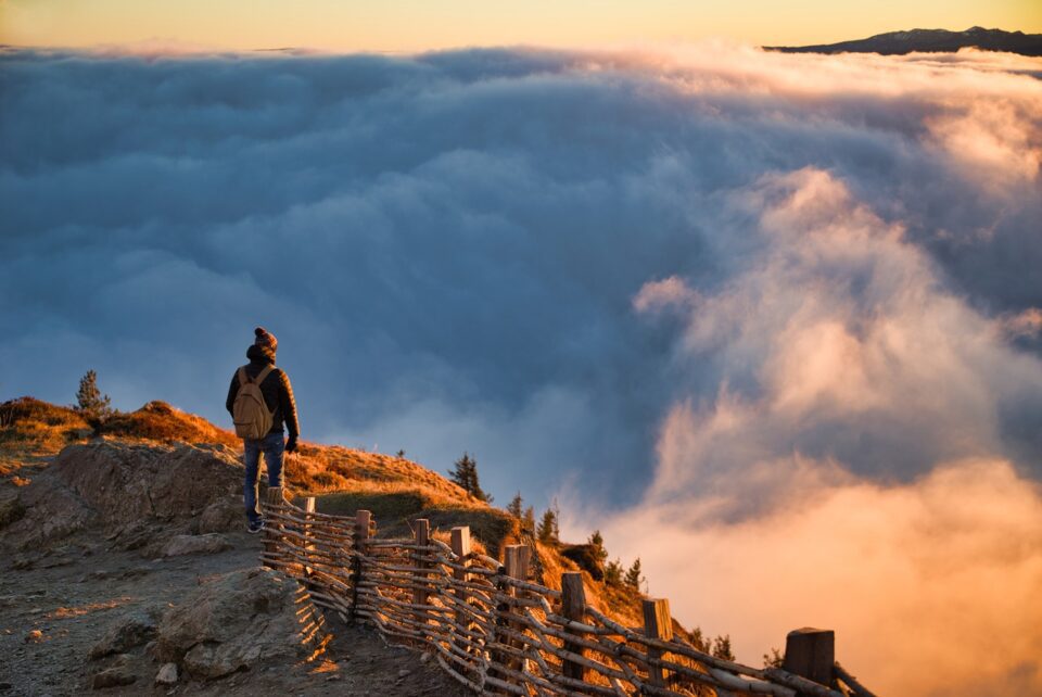 landscape, mountain, summit