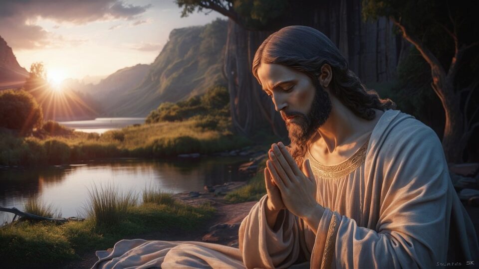 meditation, prayer, jesus christ, moment, deep, spirituality, focus, tranquility, contemplation, faith, ai generated, jesus christ, jesus christ, jesus christ, jesus christ, jesus christ, spirituality