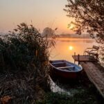 morning, boat, pier, water, channel, idyll, fog, vessel, outdoors, morning, morning, nature, morning, morning, morning, boat, boat