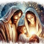 ai generated, christmas, the holy family, christ child, christmas eve, family party, christmas story, christmas crib figures, winter