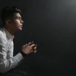 man in white dress shirt