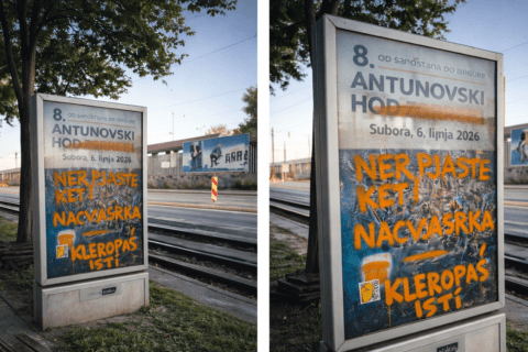 Uvredljivi grafiti protiv Antunovskog hoda fra Brčina poslao poruku b2178a00-c5f1-420a-b425-395d586ef64a