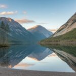 mountain, lake, landscape