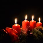 candles, christmas, advent