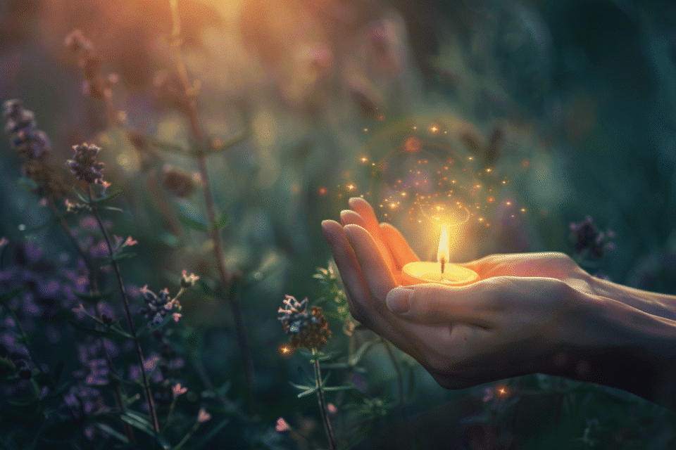 ai generated, hands, candle
