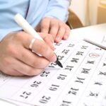 writing, hand, calendar