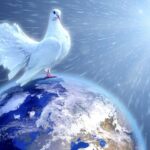 peace, dove, earth, light, hope, freedom, sun, world, nature, planet, shining, symbolic, dynamic, future, shine, mood, fantastic, universe, bird, world peace, dove of peace, love, community, mankind, global, life