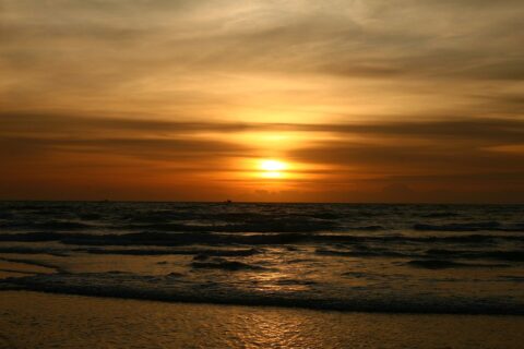 sunset, nature, seascape, palms, sunrise, beach, tropics, sea, travel, tourism, dramatic, meditation, relaxing, sky, clouds, cinematic, chill, sun, light, meditate, prayer, spirit, mood, atmosphere, mourning, contemplative, brown meditation, brown prayer