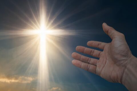 ai generated, light, faith, cross, religion, hand, trust, god, pray, prayer, peace, soul, freedom, spirituality, nature, spiritual, sunset, heavenly, christian, message