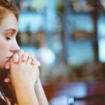 woman praying