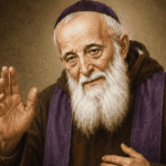 Sveti Leopold Mandić daje blagoslov vjernicima