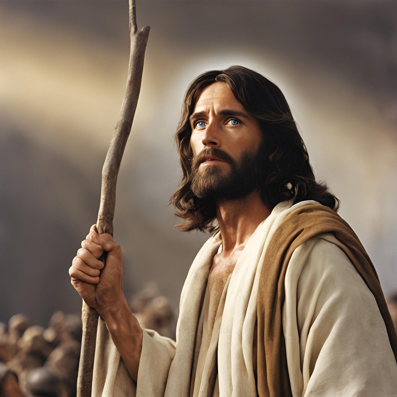 ai generated, jesus of nazareth, prayer