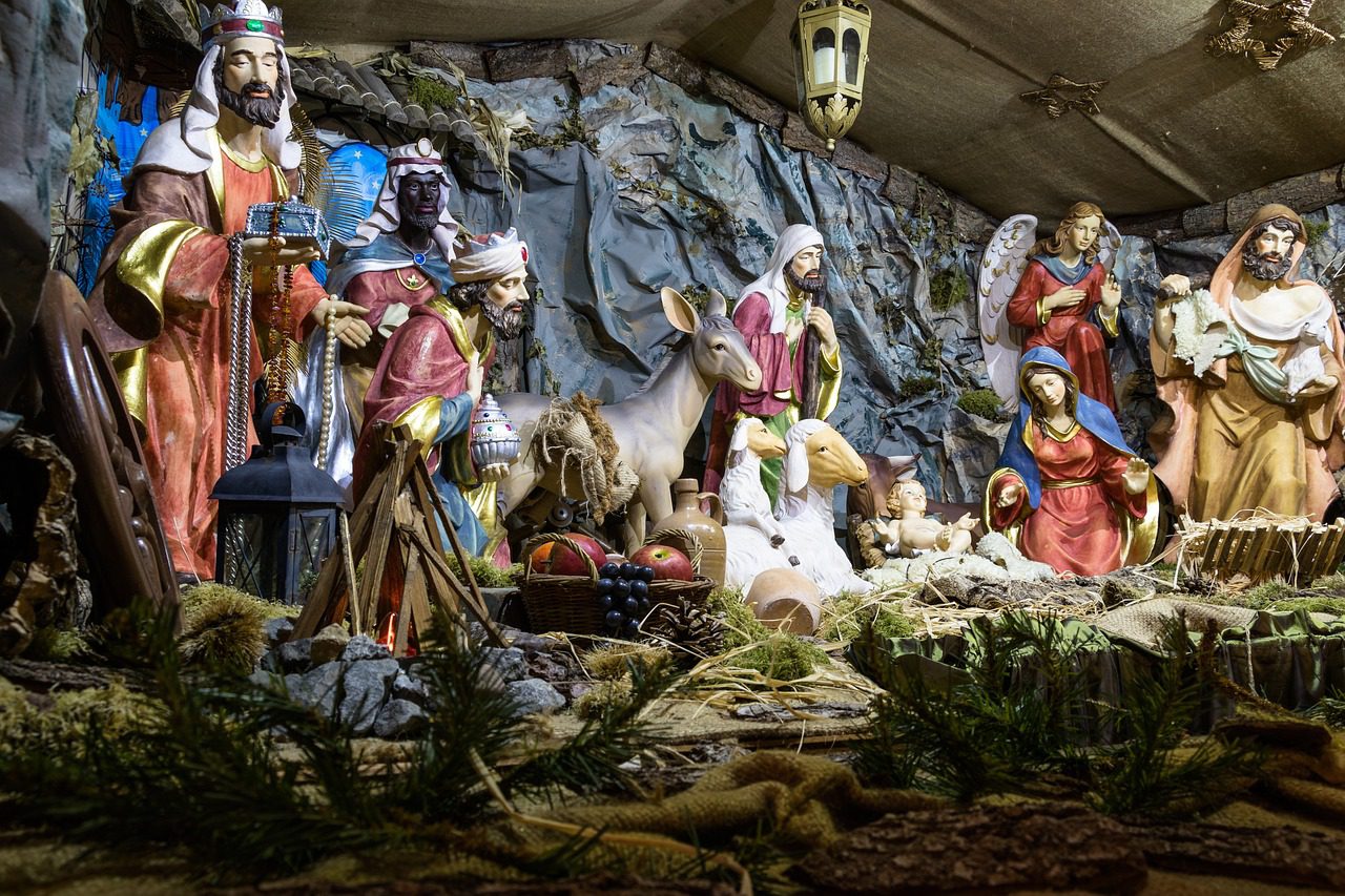 people, religion, crib