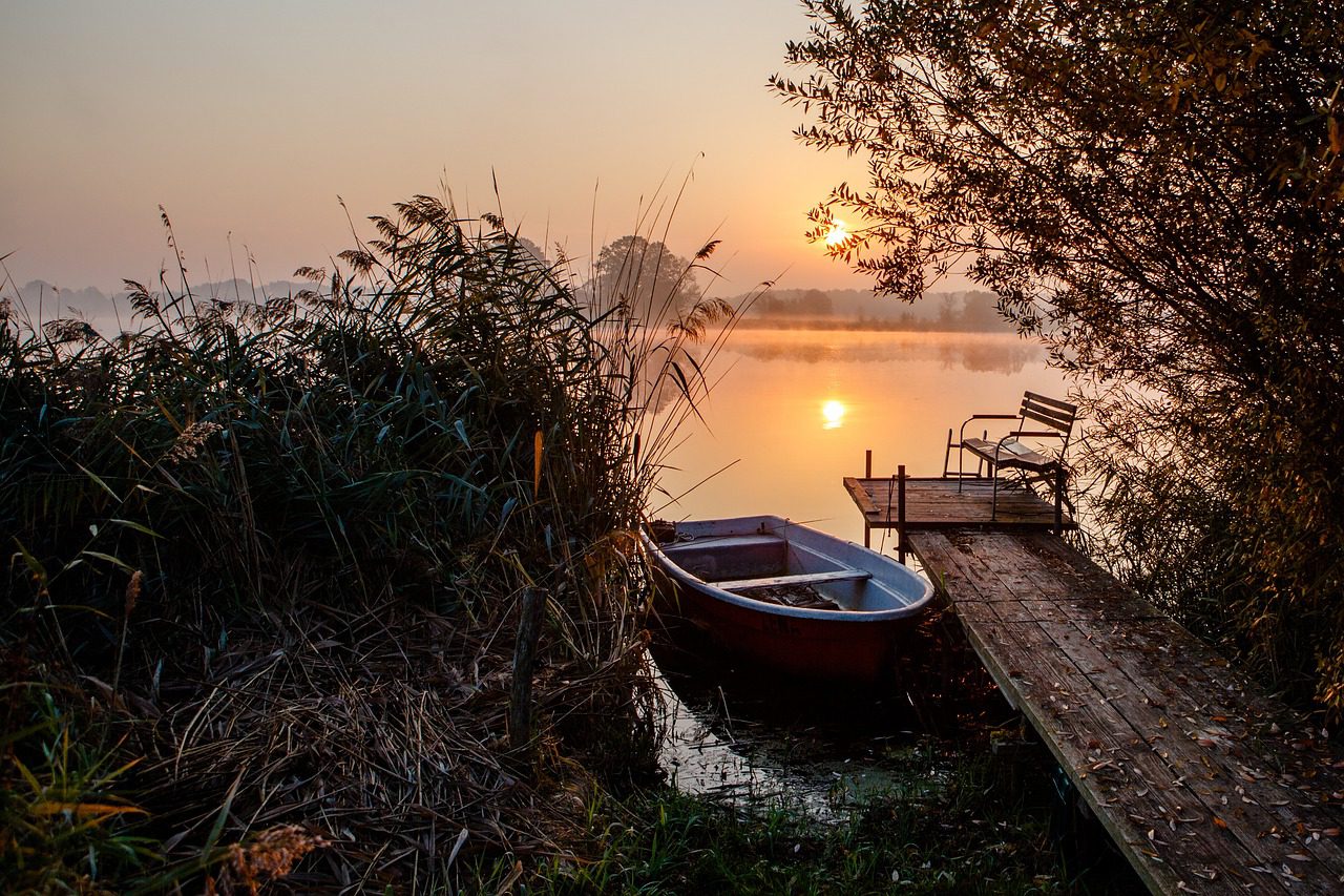 morning, boat, pier, water, channel, idyll, fog, vessel, outdoors, morning, morning, nature, morning, morning, morning, boat, boat