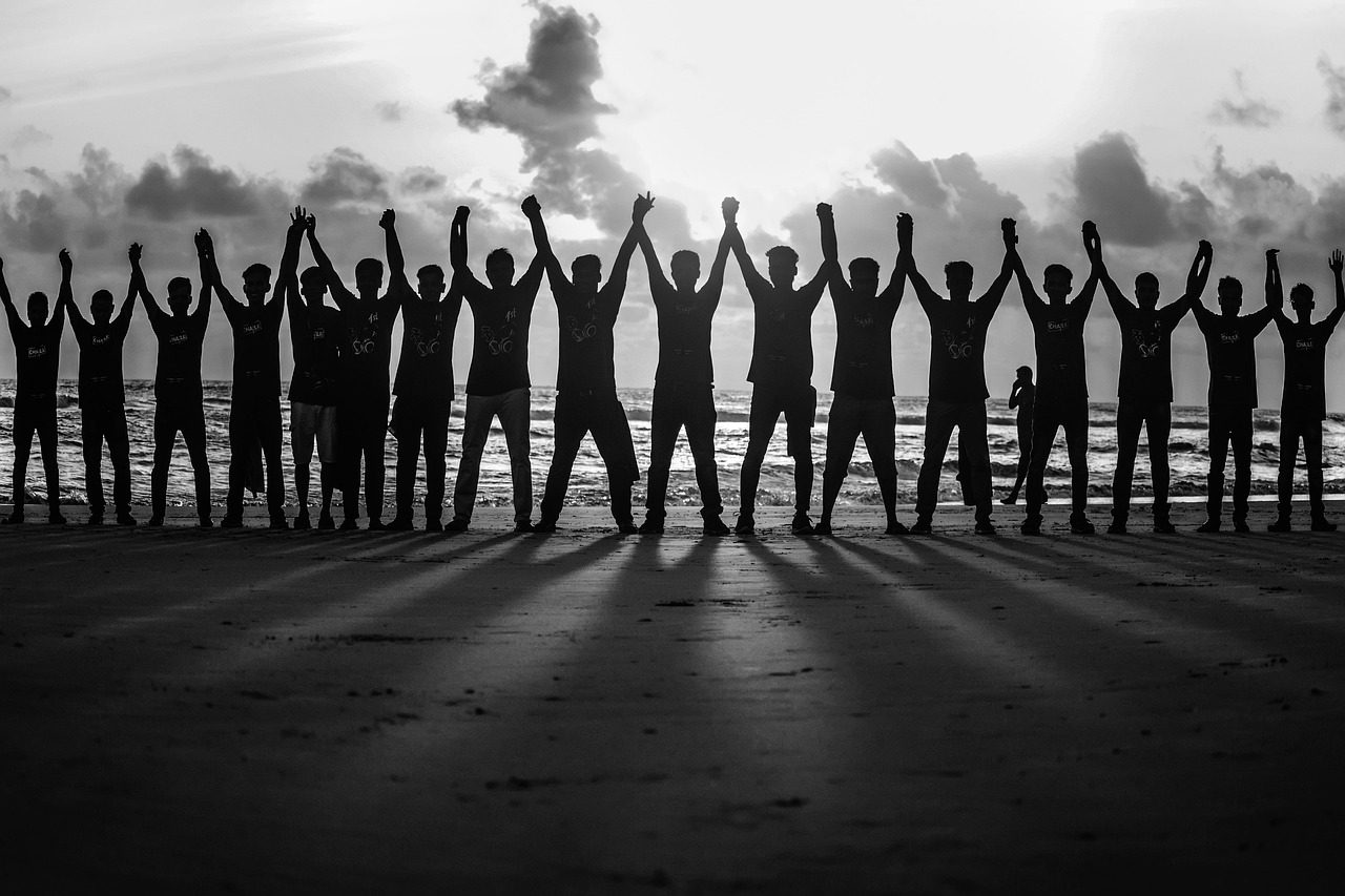 friends, friendship, together, monochrome, unity, unity, unity, unity, unity, unity