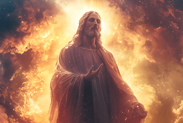 ai generated, god, representation, divine, jesus, christ, church, jesus christ, religion, faith, art, christian, saint