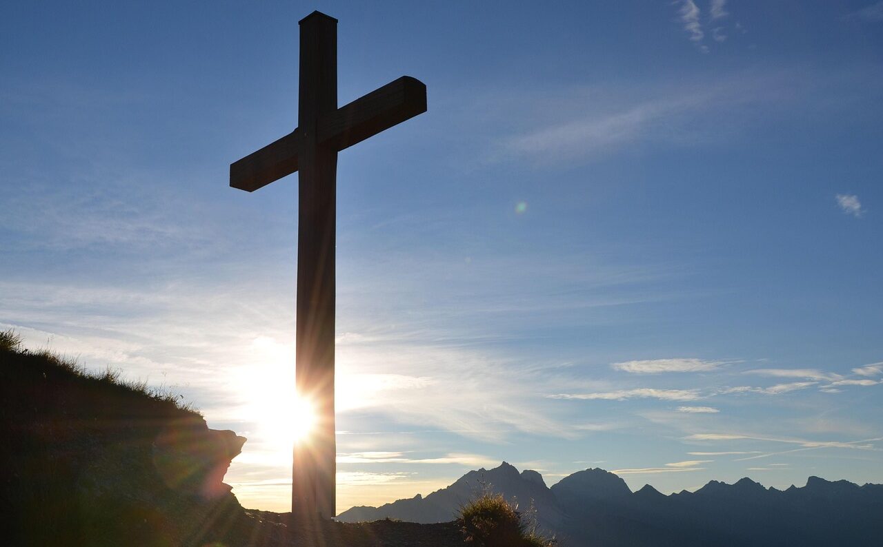 cross, grief, mountain cross, meditation, hope, to die