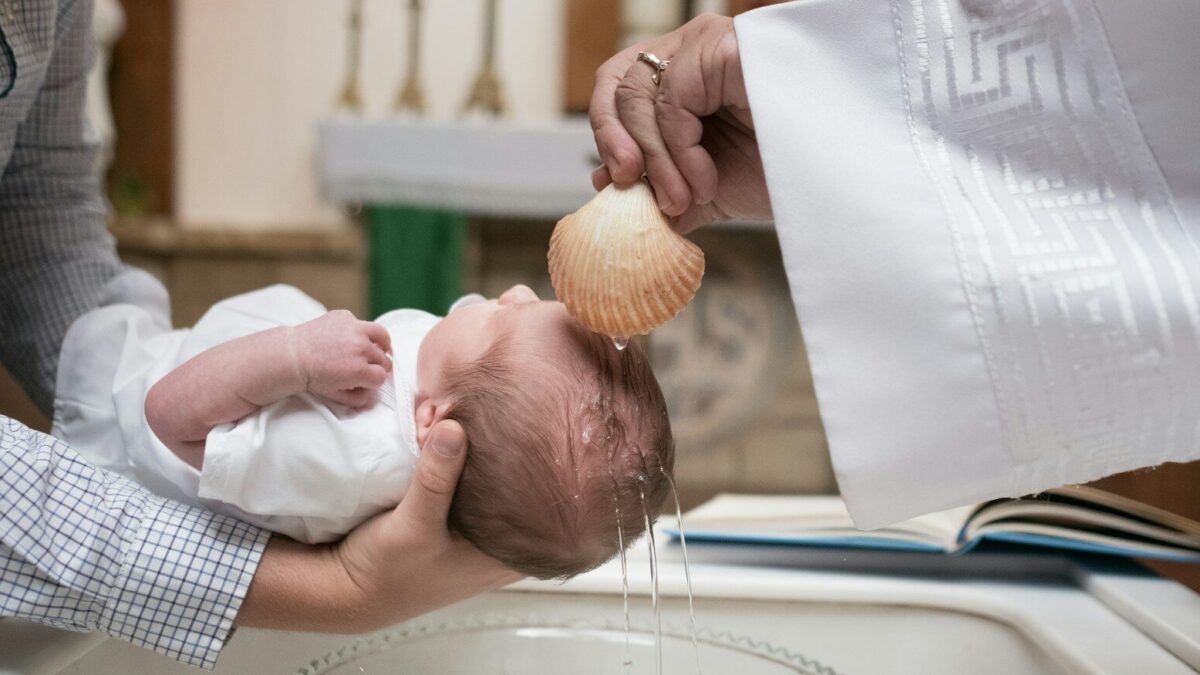 toddler baptized