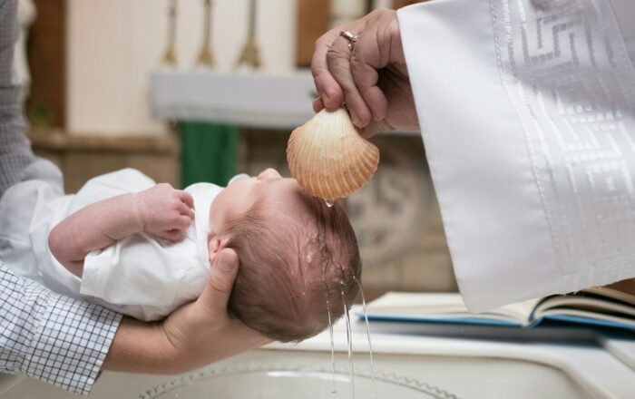 toddler baptized